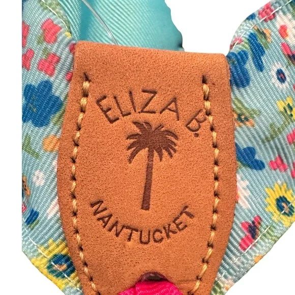 Eliza B Nantucket American Classic Flip Flop Womens Floral Print Sandals Small 6 - Picture 6 of 6